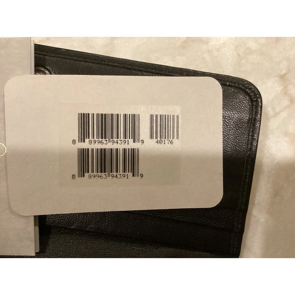 Jimmy Choo NINO Black Leather‎ Star Studded Wallet Clutch - Picture 15 of 16